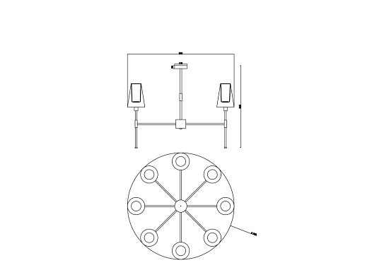 Люстра Freya Tida FR5196PL-08CH - фото
