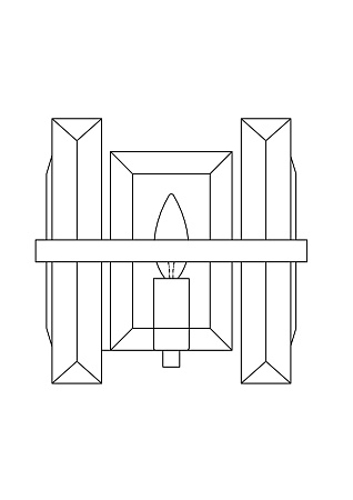 Настенный светильник (бра) Maytoni Cerezo MOD201WL-01N - фото