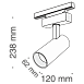 Трековый светильник Technical FOCUS LED TR019-2-15W4K-B - фото