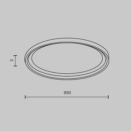 Аксессуар для встраиваемого светильника Technical DLA110-B - фото