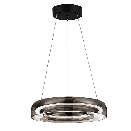 Светильник подвесной ST-Luce Черный/Дымчатый, Белый LED 1*18W 3000K SL6019.323.01 - фото