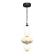 Светильник подвесной ST-Luce черный/желтый, опаловый LED 1*18W 3000K SL6134.413.01 - фото