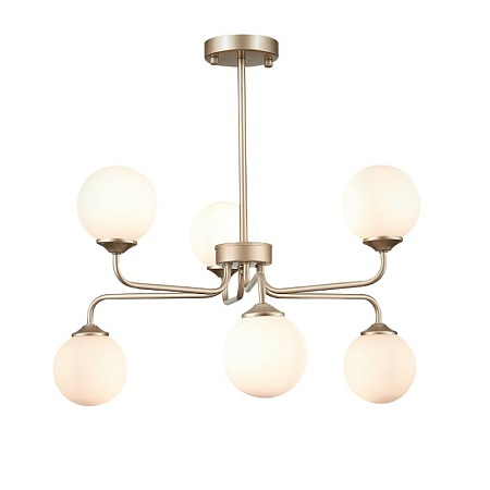 Светильник подвесной ST-Luce Золотистый/Белый G9 LED 6*5W SLE106203-06 - фото