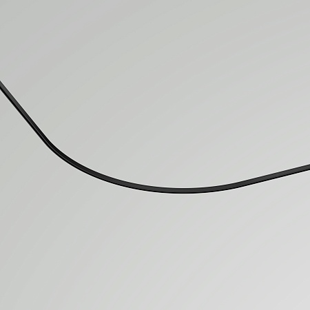 Коннектор радиусный R900 накладной Levity черный - фото