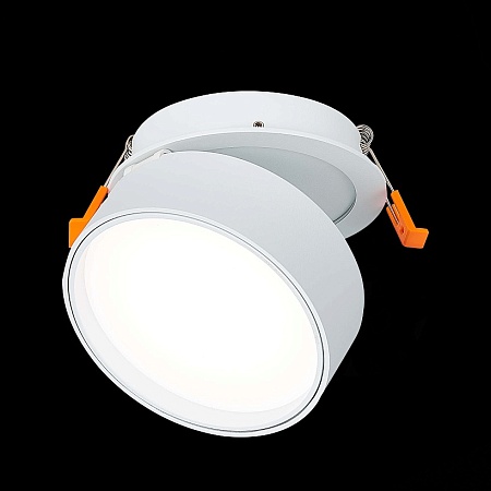 Встраиваемый поворотный светильник Белый LED 1*14W 4000K 1 100Lm Ra>90 120° IP20 D105xH ST651.548.14 - фото