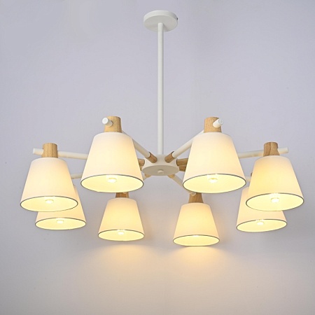 Потолочная Люстра На Штанге Natura A White 8 Imperiumloft 177988-26 - фото