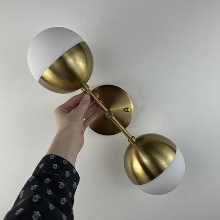 Бра Copper Light Bra Duos Brass Imperiumloft 85018-22 - фото