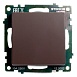 Переключатель 1-клавишный (механизм), STEKKER GLS10-7105-04, 250V, 10А, серия Катрин, шоколад - фото