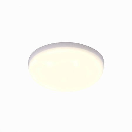 Св-к встр. Белый LED 1*8W 3000K 690Lm Ra80 180° IP44 D90xH20 85-265V ST700.538.08 - фото