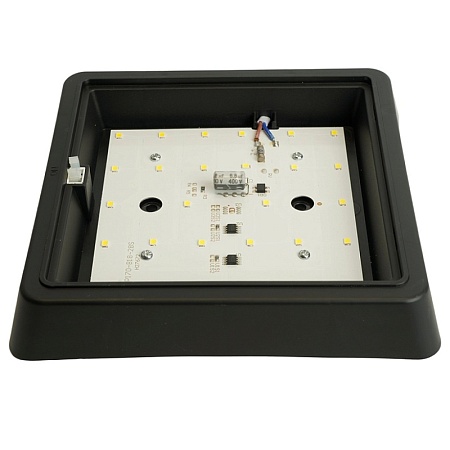 Выключатель 1-клавишный с окном для маркировки самовозвратный STEKKER, PSW10-214-54, открытой установки, 250В, 10А, IP54, белый/серый - фото