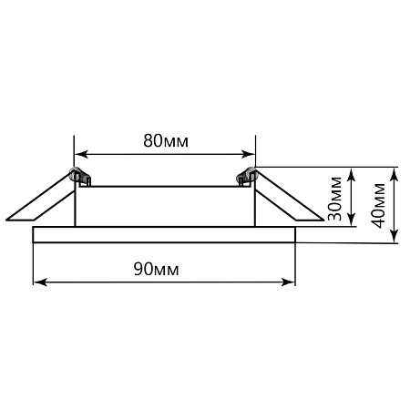 Светодиодный светильник Feron AL612 встраиваемый 7W 4000K черный - фото