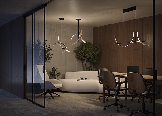 Подвесной светильник Maytoni MOD428PL-L20BK - фото