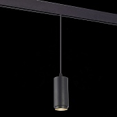 Магнитный трековый светильник подвесной ZOOM Черный LED 1*6W 3000K 667Lm Ra&gt;80 10-60° I ST357.433.06