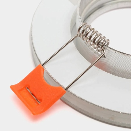 Светильник встраиваемый Feron DL8060-2 потолочный MR16 G5.3 мерацющее серебро - фото