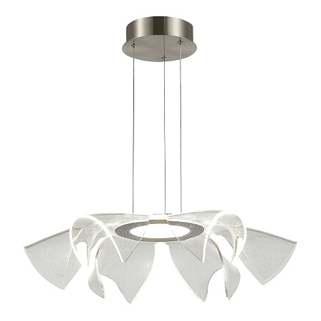 Светильник подвесной ST-Luce Никель/Прозрачный LED 1*20W 4000K SL6235.103.20 - фото