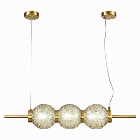 Светильник подвесной ST-Luce Латунь/Коньячный E14 3*40W SL1155.313.03 - фото