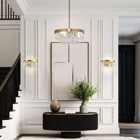 Подвесной светильник Eurosvet 60165/3 латунь - фото