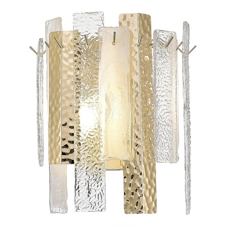 Бра ST-Luce Золотистый/Белый, Золотистый E14 2*40W SL1636.201.02 - фото