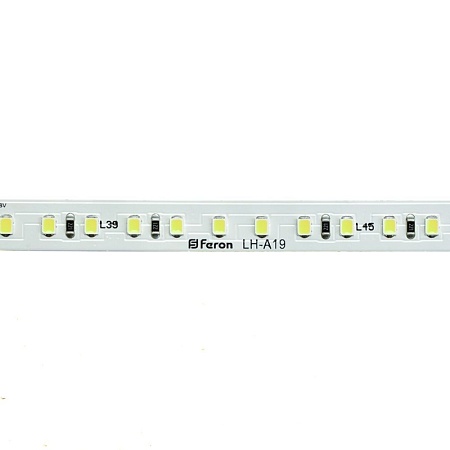 Лента светодиодная стабилизированная 120SMD(2835)/м 8Вт/м 48V 40000*10*1.22мм 4000К, IP20 LS420 FERON - фото
