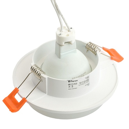 Светильник встраиваемый Feron DL2911 потолочный MR16 G5.3 белый - фото