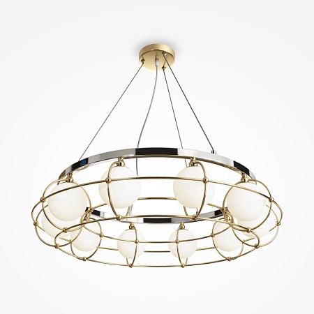 Подвесной светильник Maytoni Carcass MOD312PL-10GCH - фото