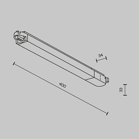 Трековый светильник Technical BASIS TR000-1-12W3K-B - фото