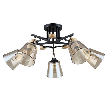 Потолочная люстра ARTE LAMP A5078PL-5BK - фото