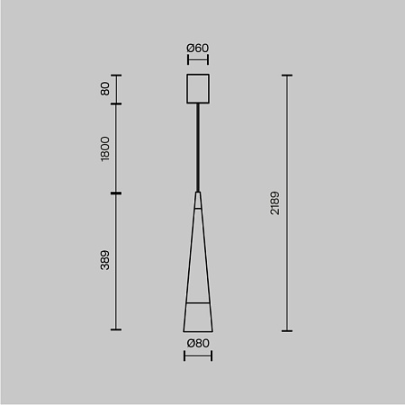 Подвесной светильник Maytoni Sintesi P090PL-L12CH3K - фото