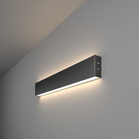 Линейный светодиодный накладной двусторонний светильник 53см 20Вт 4200К черный LSG-02-2-8*53-18-4200-MSh Elektrostandard Pro - фото