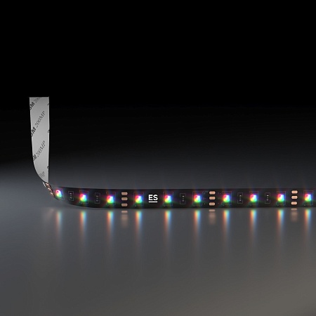 Светодиодная лента 24 В 14,4 Вт/м 60 Led/м 5050 IP20, RGB, Black, 5 м Лента светодиодная 24V 14,4W 60Led 5050 IP20 RGB, Black, 5м Elektrostandard - фото