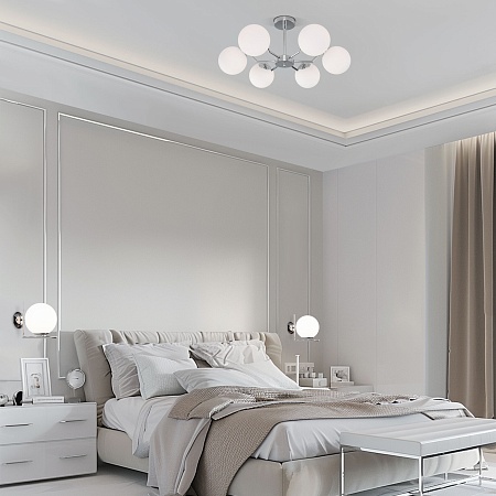 Потолочный светильник Eurosvet 70154/6 хром - фото