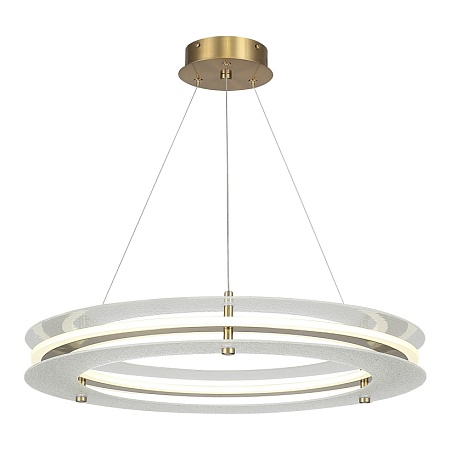 Светильник подвесной ST-Luce золотистый/Прозрачный LED 1*40W 4000K SL6245.203.01 - фото