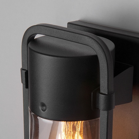 Светильник уличный настенный Lab 35001/D черный Elektrostandard - фото