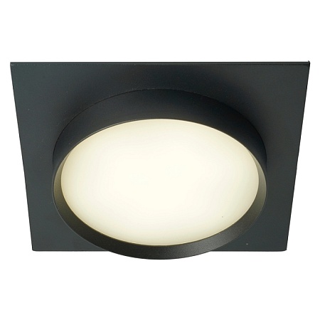 Светильник встраиваемый Feron DL506 потолочный GX53 черный круг - фото