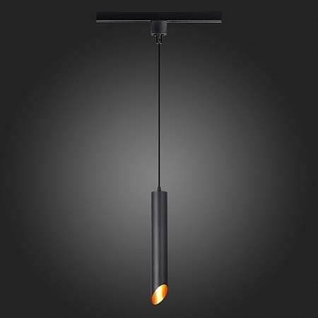 Светильник трековый Черный GU10 1*50W IP20 D60xH400 220V Без ламп ST152.416.01 - фото