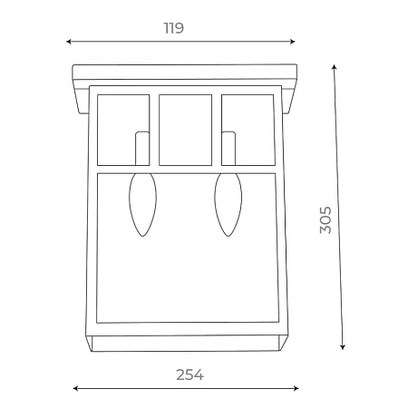 Светильник уличный настенный ST-Luce Темный кофе/Прозрачное кракелированное стекло E14 SL079.401.02 - фото