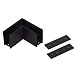 Угол-соединитель для подвесного / накладного магнитного шинопровода ST-Luce Черный ST007.419.00 - фото
