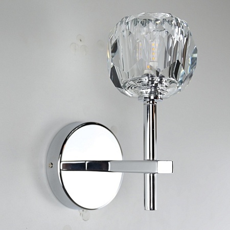 Бра Boule De Cristal Single Sconce Chrome Imperiumloft 156370-22 - фото
