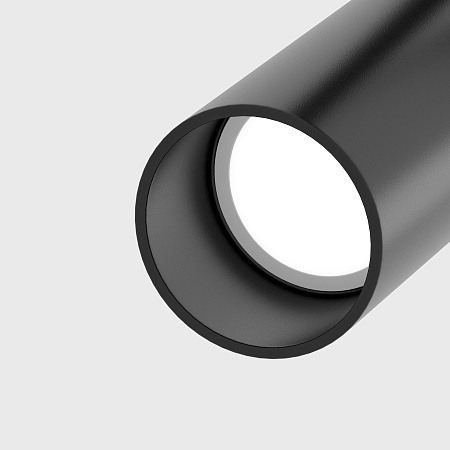 Трековая система Technical однофазная для натяжного потолка чёрная 300x300x300 TS-Z-300-TR005-1-GU10-B