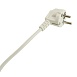Удлинитель 3-местный с/з с выключ. STEKKER HM071-31-02 3x1мм2, 2м, 250В, 16А, 1USB+2C, 2.4A, сер Home, белый - фото