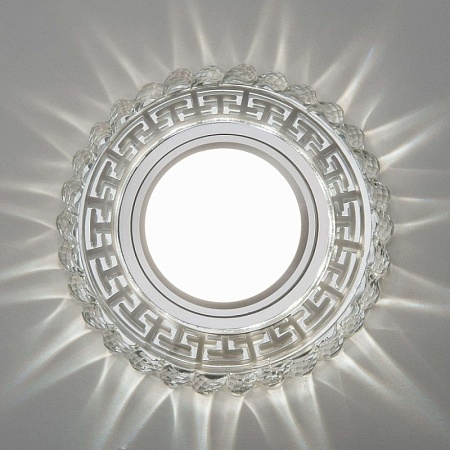 Встраиваемый светильник с LED подсветкой 2217 MR16 CL прозрачный - фото