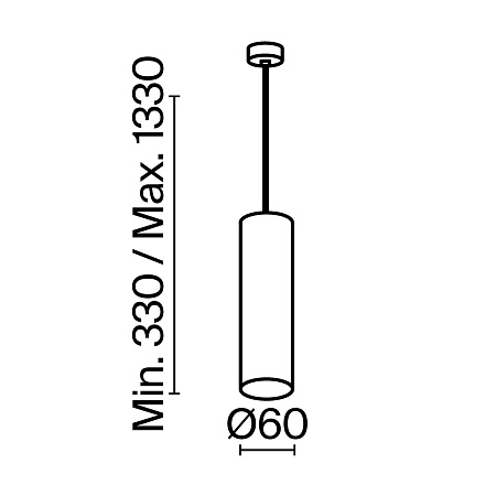 Подвесной светильник Technical P075PL-01MG - фото