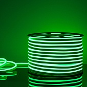 Светодиодный гибкий неон 220 В 9.6 Вт/м 120 Led/м 2835 IP67, односторонний зеленый, 50 м Гибкий неон220V 9,6W 120Led 2835 IP67 односторонний красный, 50м Elektrostandard