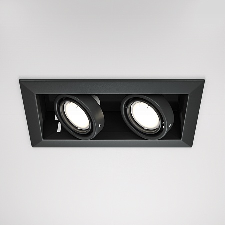 Встраиваемый светильник Technical Metal Modern DL008-2-02-B - фото