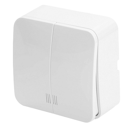 Розетка 4-местная б/з открытой установки, STEKKER, 250В, 10А, IP20, серия София, серебро, MST10-14-03 - фото