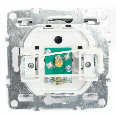 Розетка телевизионная 1-местная (механизм), STEKKER, PST00-9108-03, 75 Ом, 5-862МГц, серия Эрна, черный - фото