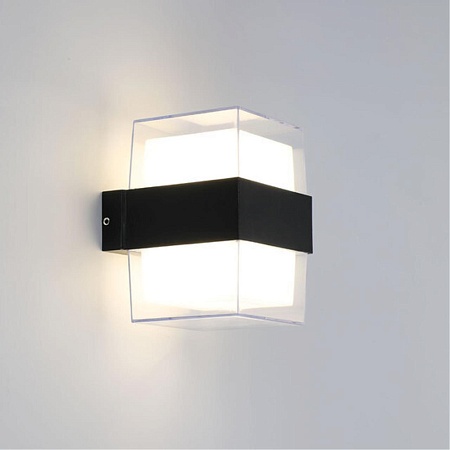 Уличный настенный светильник ARTE LAMP A8705AL-2BK - фото