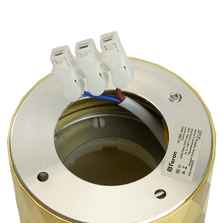 Светильник потолочный Feron HL388 Barrel PRISM GX53 12W 230V, золото - фото