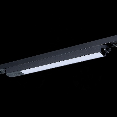 Св-к трек. Черный LED 1*12W 4000K 1 250Lm Ra>98 120 IP20 L400xW34xH33 180-240V ST366.448.12 - фото