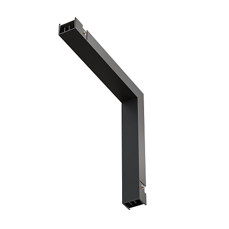 Коннектор питания угловой внутренний Basity, черный - фото